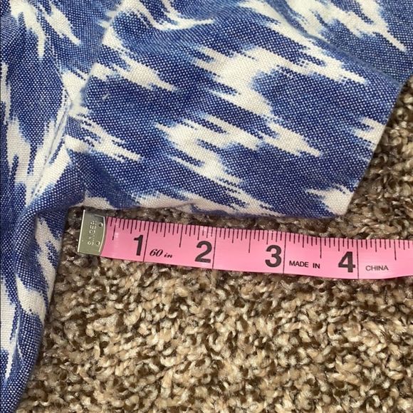 🎀 J Crew women’s zig zag Ikat shorts size 4 - Picture 9 of 11